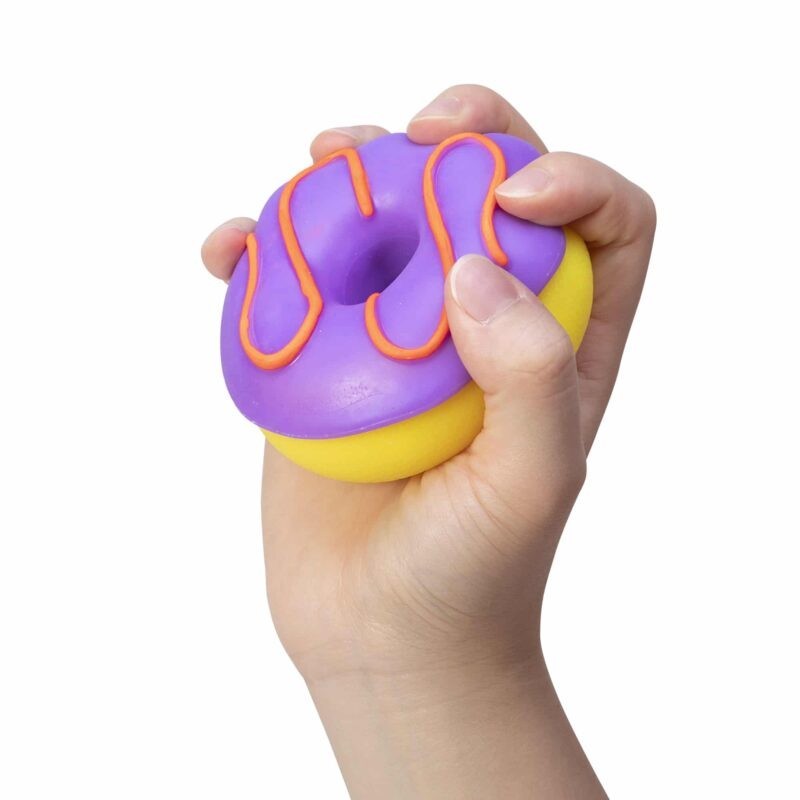 PURPLE – NeeDoh Viral DohNut Squishy Stress Ball Swirl Donut  Schylling NEW