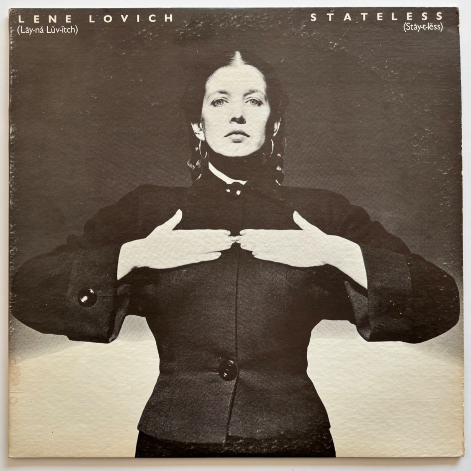 Lene Lovich Stateless Vinyl LP Stiff 1979 Epic Records