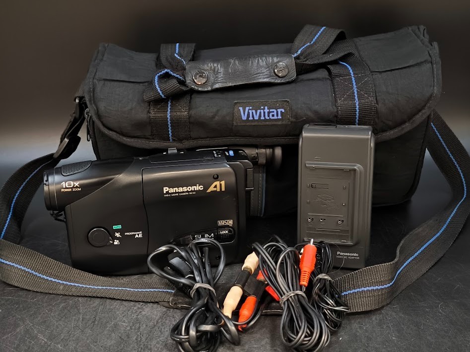 Panasonic NV-A1 E Slim Palmcorder 10x Power Zoom Video Camera For Parts