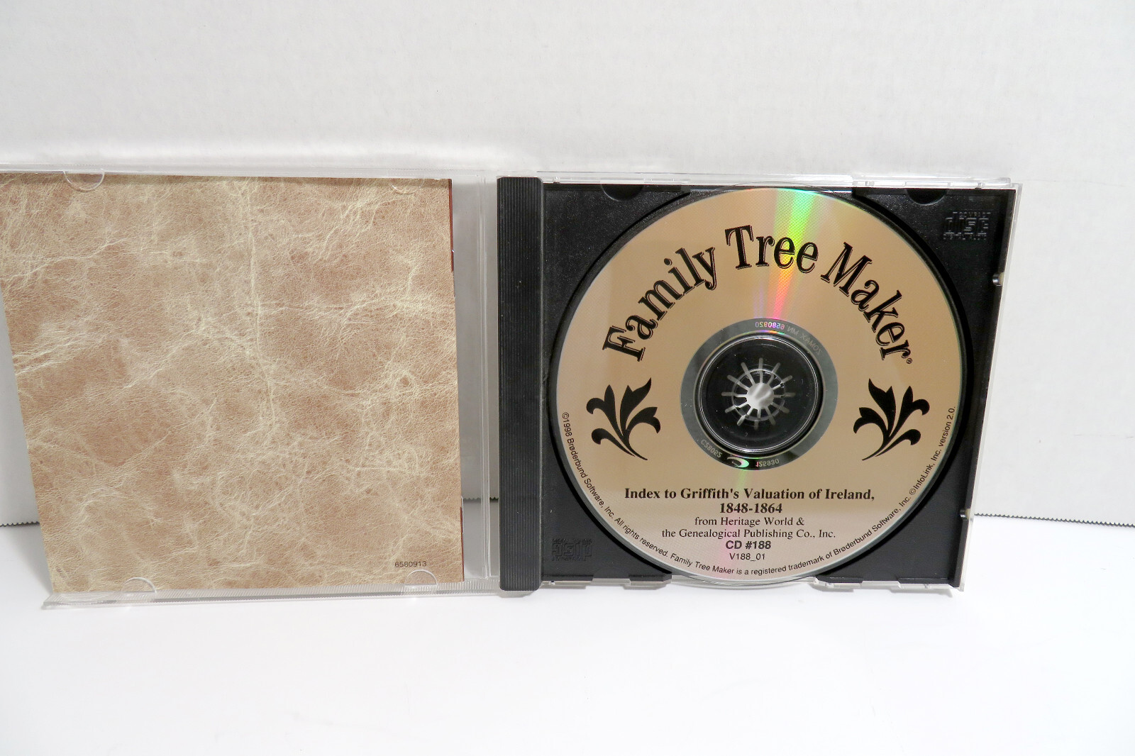 Index to Griffiths Valuation of Ireland 1848-1864 Ancestry FTM Genealogy CD #188