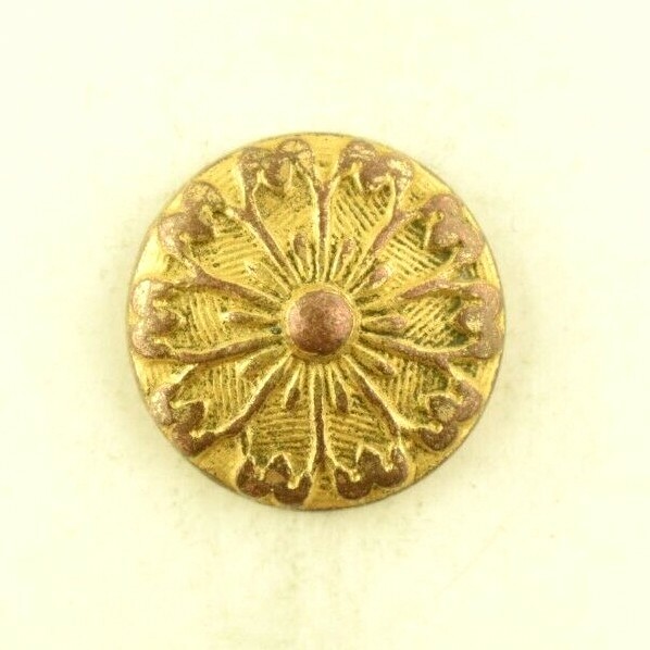 1834-43 B & B Burnham Extra Golden Age Fancy 1 Piece Button P9A