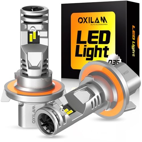  H13 LED Bulb, 9008 Bulbs, 900% Ultra-Bright, 5 Min Quick Install, 9008 H13