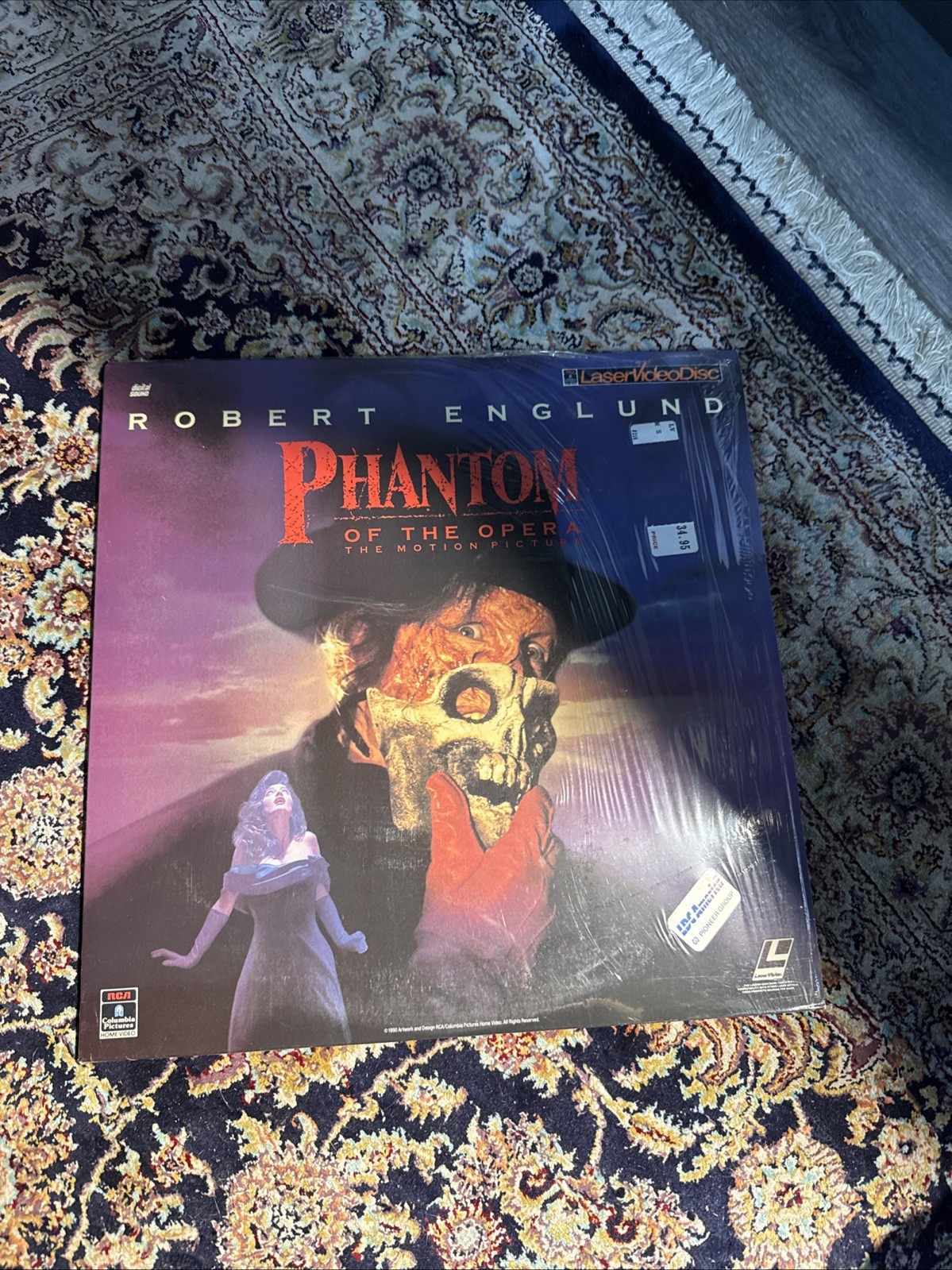 PHANTOM of the Opera by Robert Englund ,, Laser Video Disk Motion Picture