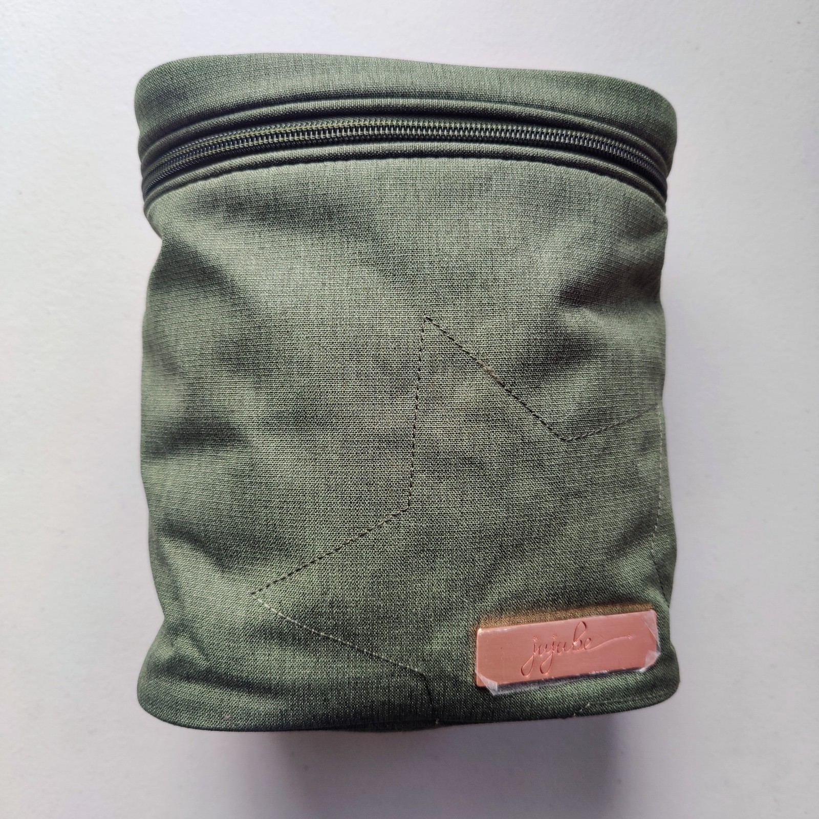 JUJUBE Fuel Cell Bag Insulated for Bottle/Lunch Olive Rose Mom Baby NWOT