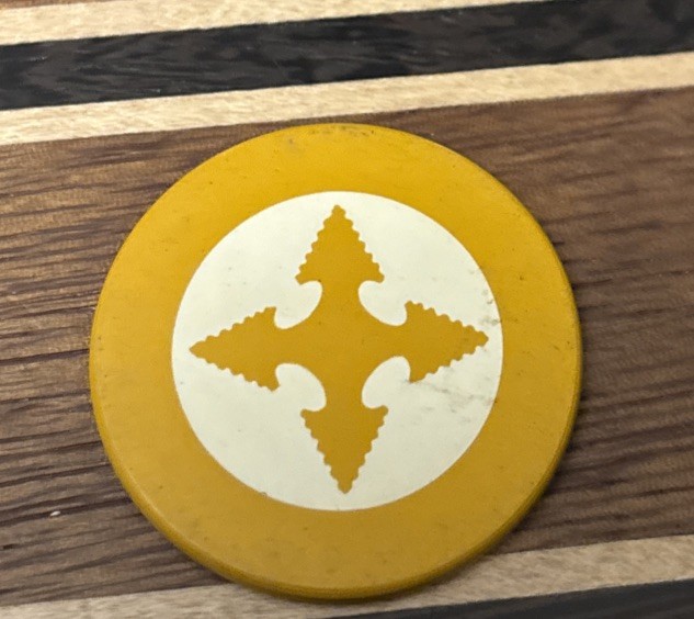 VINTAGE CLAY CASINO NCV casino gaming poker chip