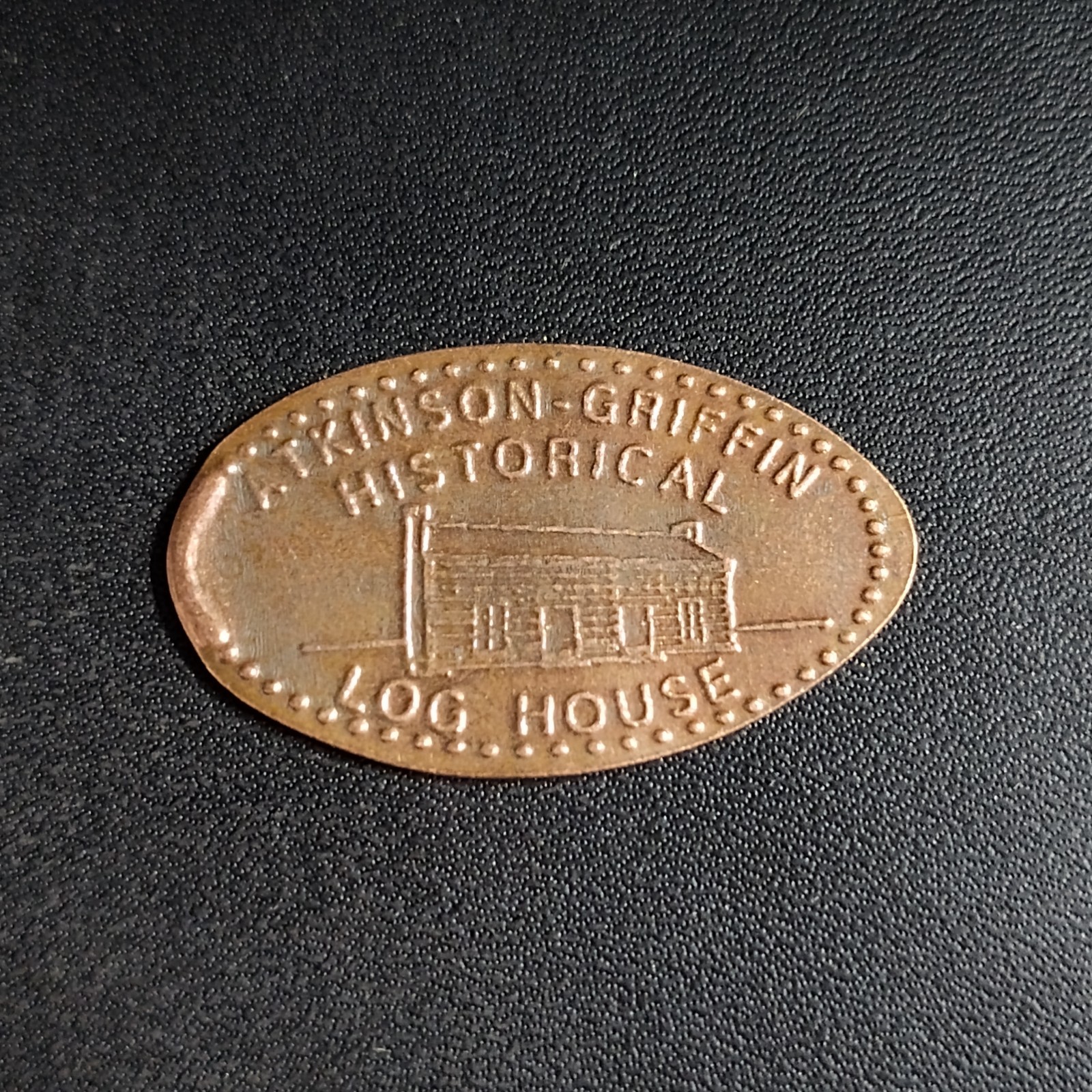 Atkinson-Griffin Historical Log House - Press Coin Elongated Penny Souvenir