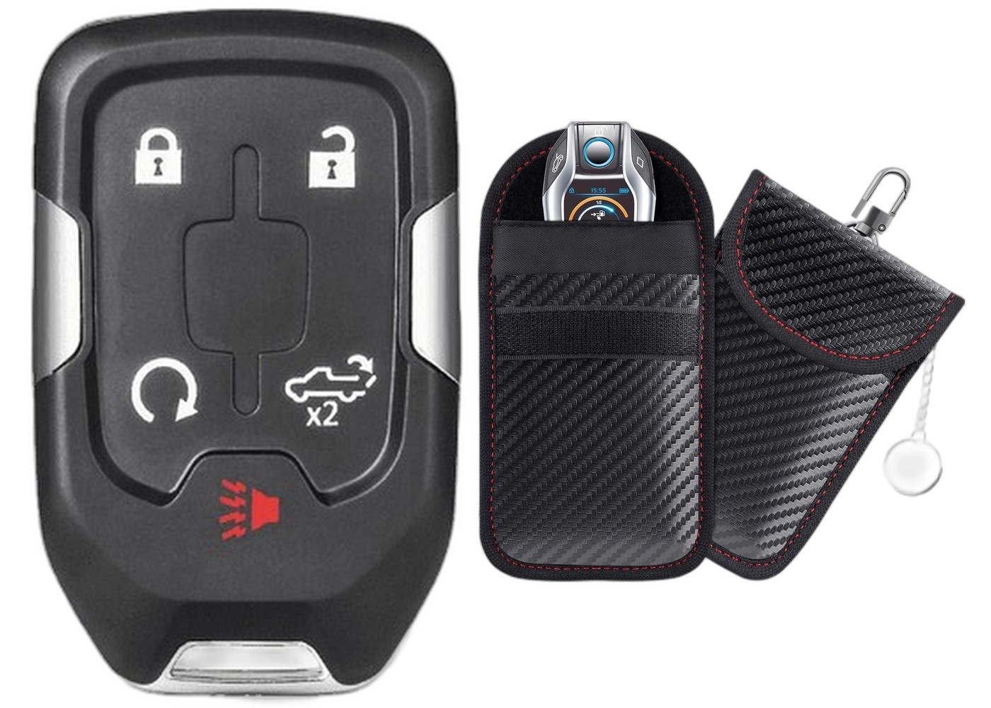 Smart Replacement Key Fob 2021-2023 Chevy GMC Silverado FCC: HYQ1ES w/Case