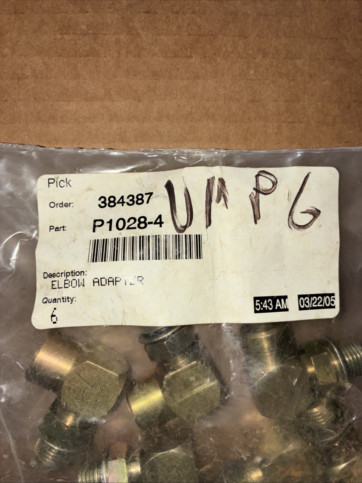 Rotary Lift P1028-4 Elbow Adapter 