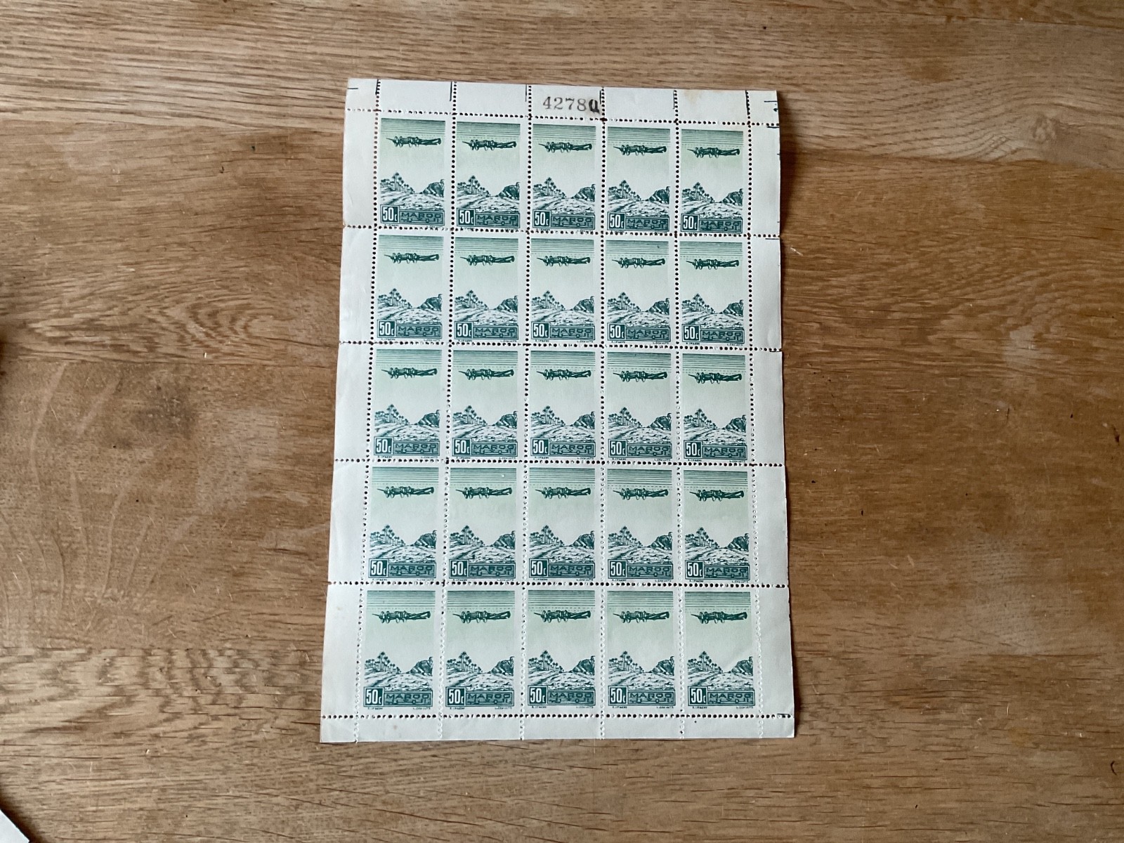 Morocco airplane mint never hinged stamps sheet   B3331