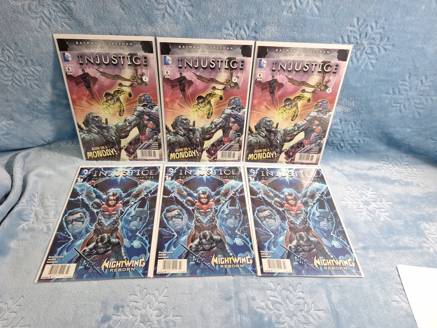 Injustice Gods Among Us Year Five Lot Of 6 Newsstands DC Comics