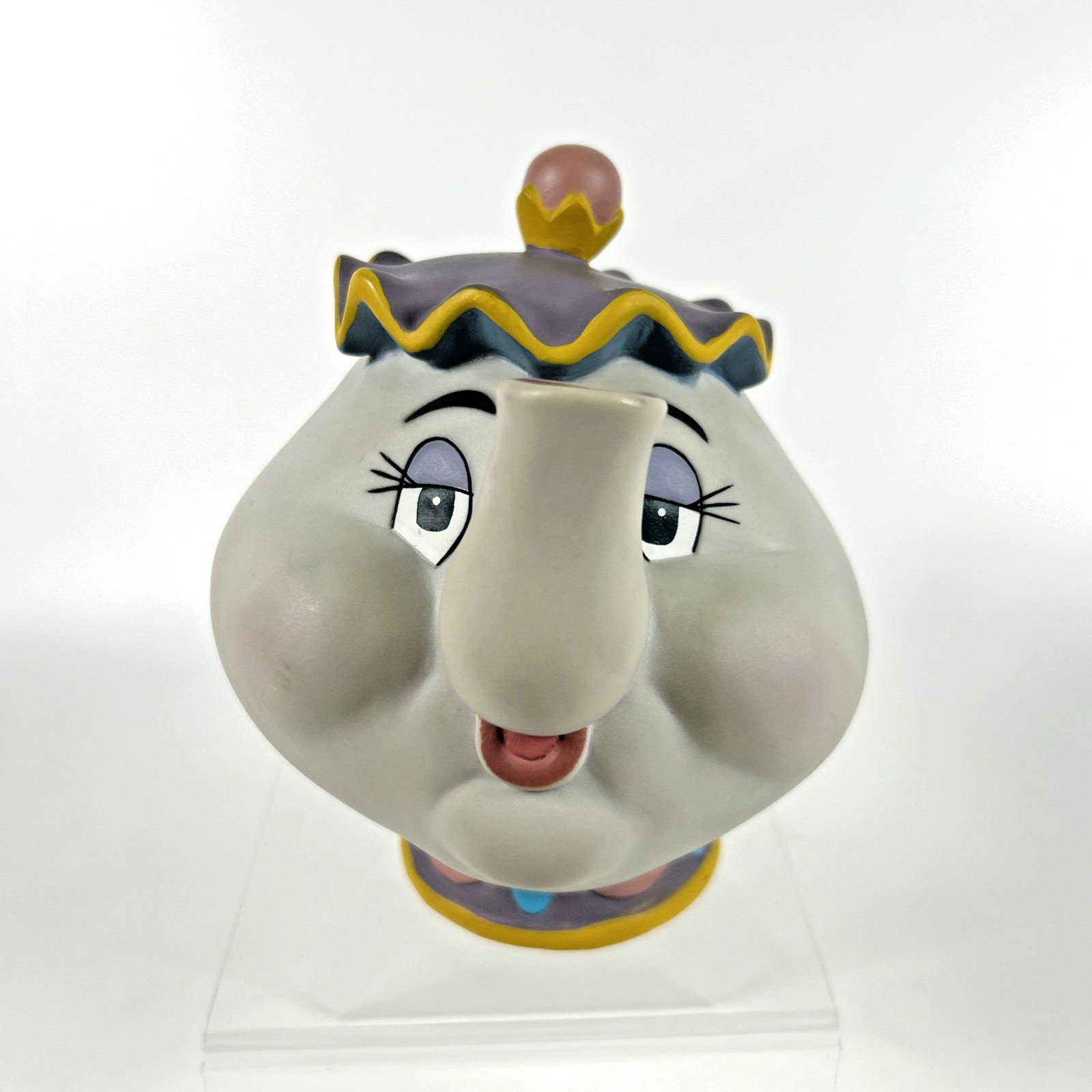 Disney's BEAUTY and the BEAST Mrs. Potts Teapot Plastic Coin Bank