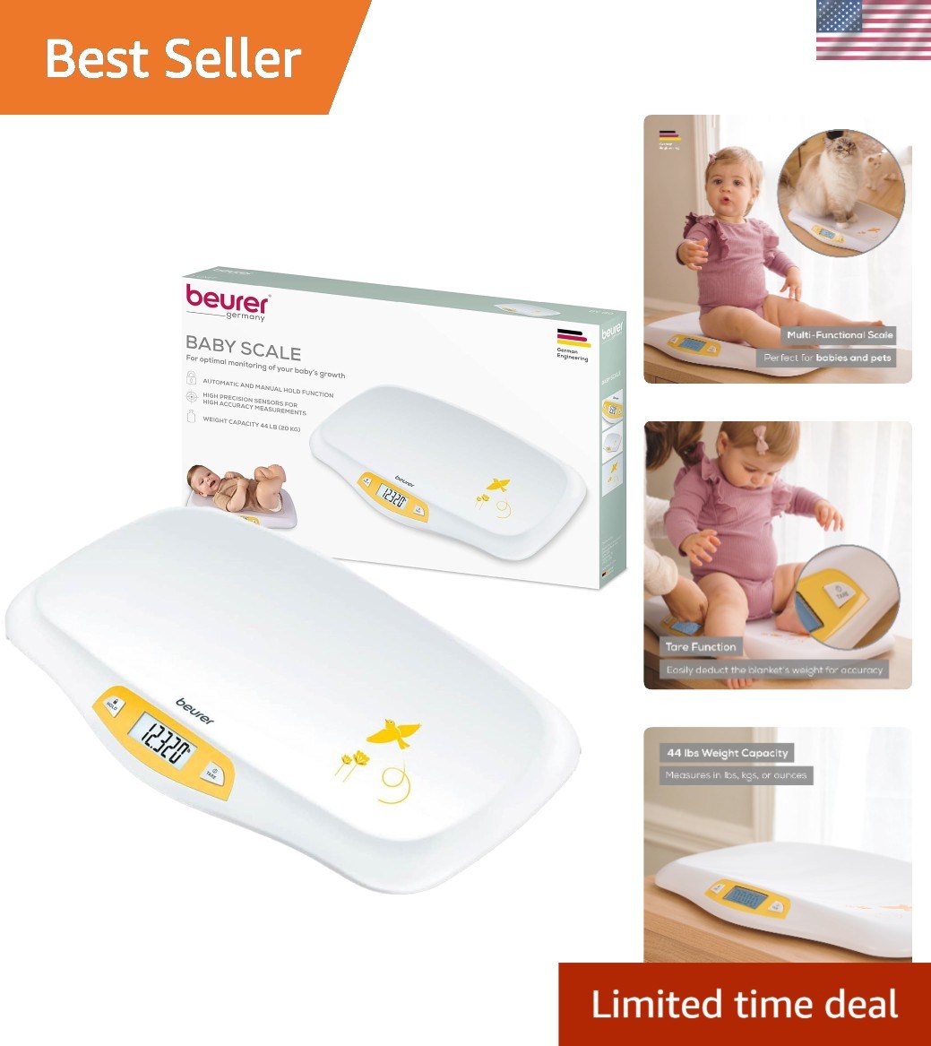 BY80 Digital Baby Scale, Infant Scale for Weighing in Pounds, Ounces, or Kilo...