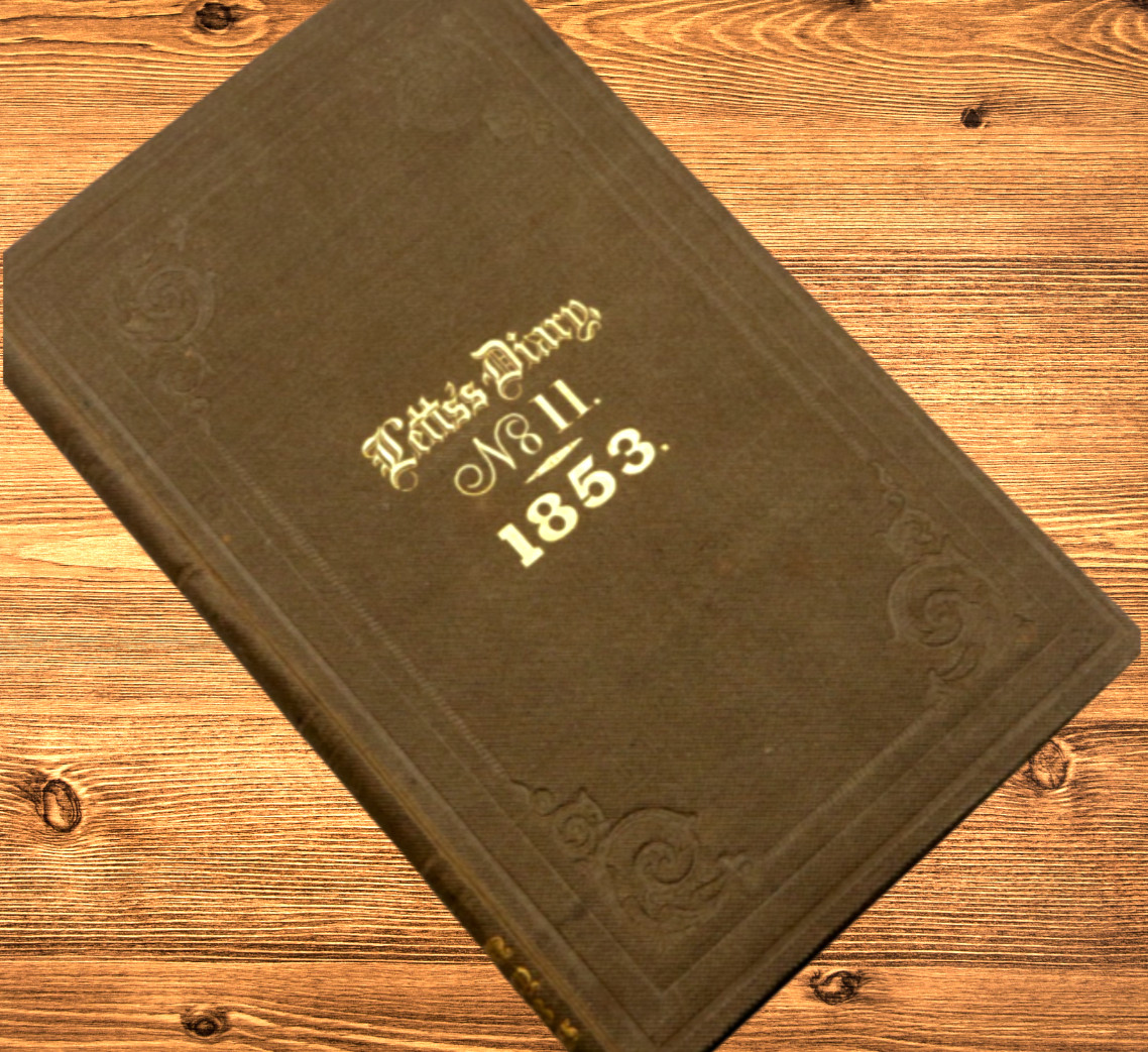 Antique 1853 Railway Engineer Diary LNWR Wolverton Works Patent Illustrations