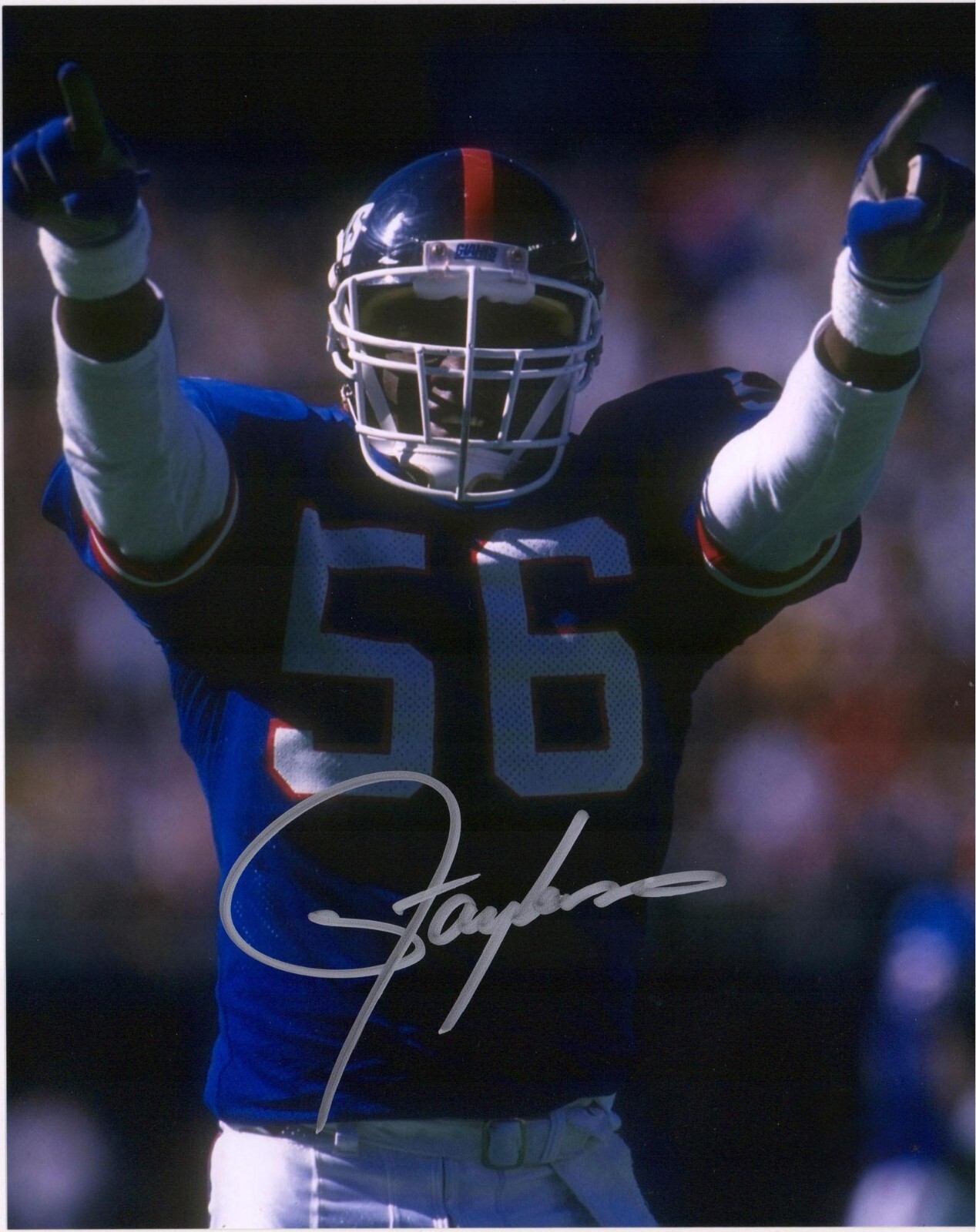 Lawrence Taylor Giants Signed Autographed 8x10 photo *REPRINT*