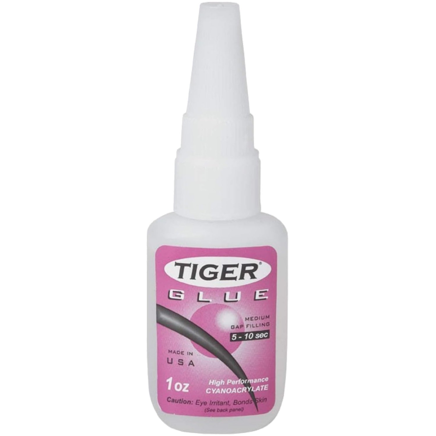 Tiger Billiard Cue Tip Repair & Replacement Glue 1 oz - Quick Drying Adhesive