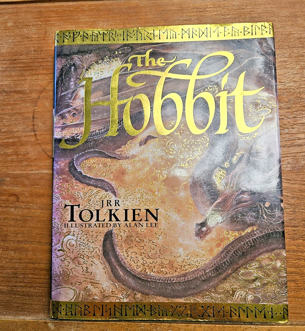 The Hobbit by JRR Tolkien Illustrated Alan Lee Lord of Ring Hardback Book 1997