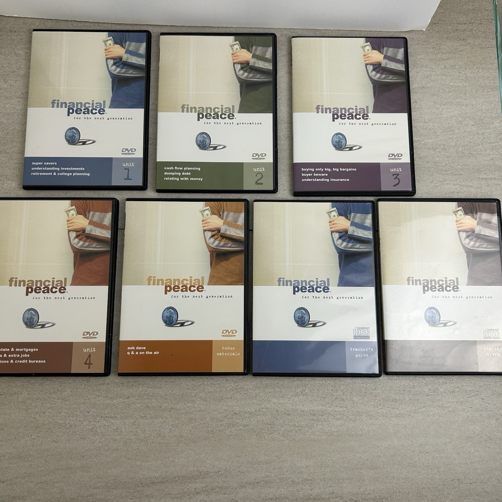 Lot 7 Dave Ramseys Financial Peace for the Next Generation Youth Set DVD audio