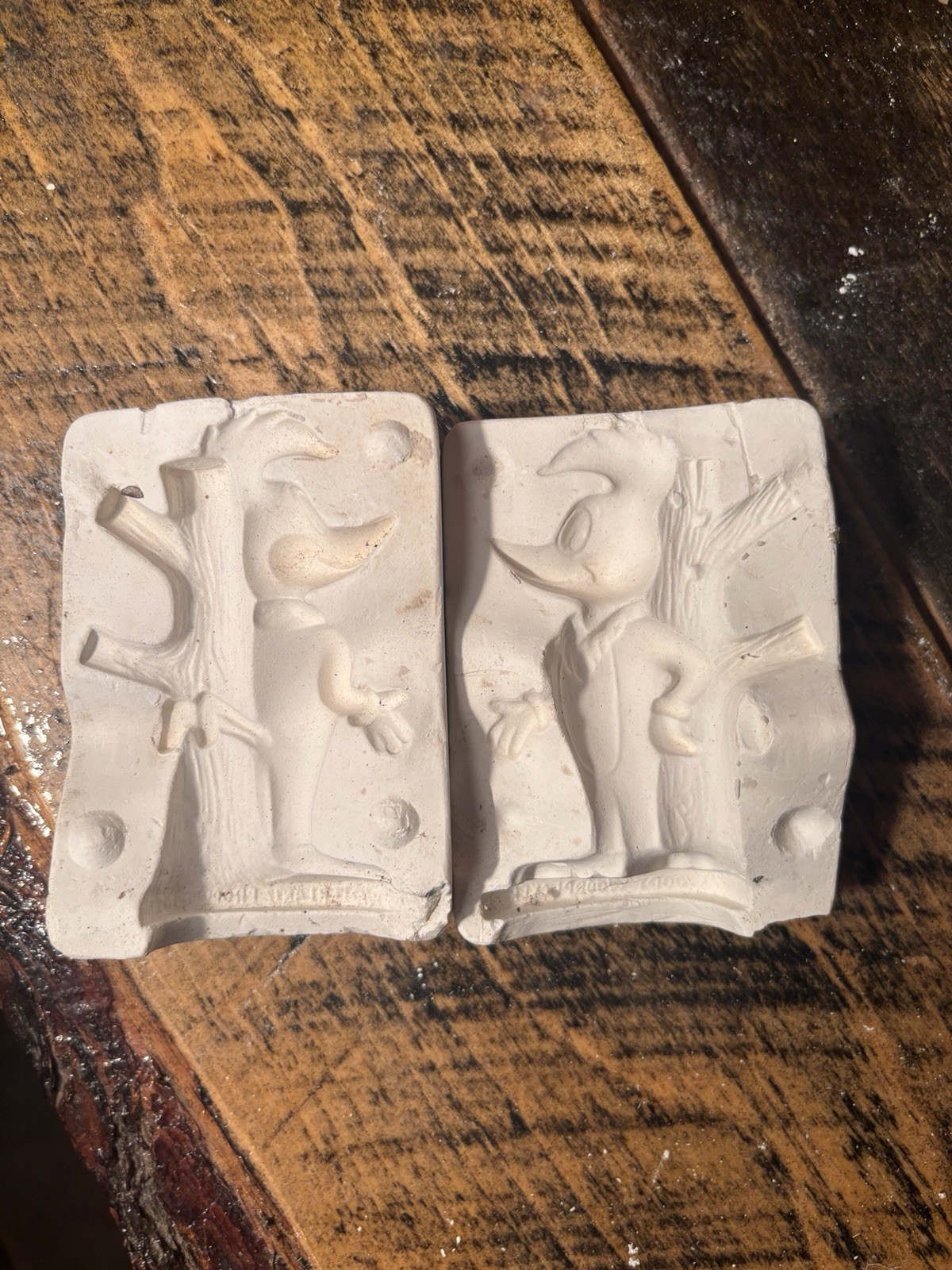 Duncan TM-21 Ceramic Slip Mold Vintage 1975 Woody Woodpecker Pattern