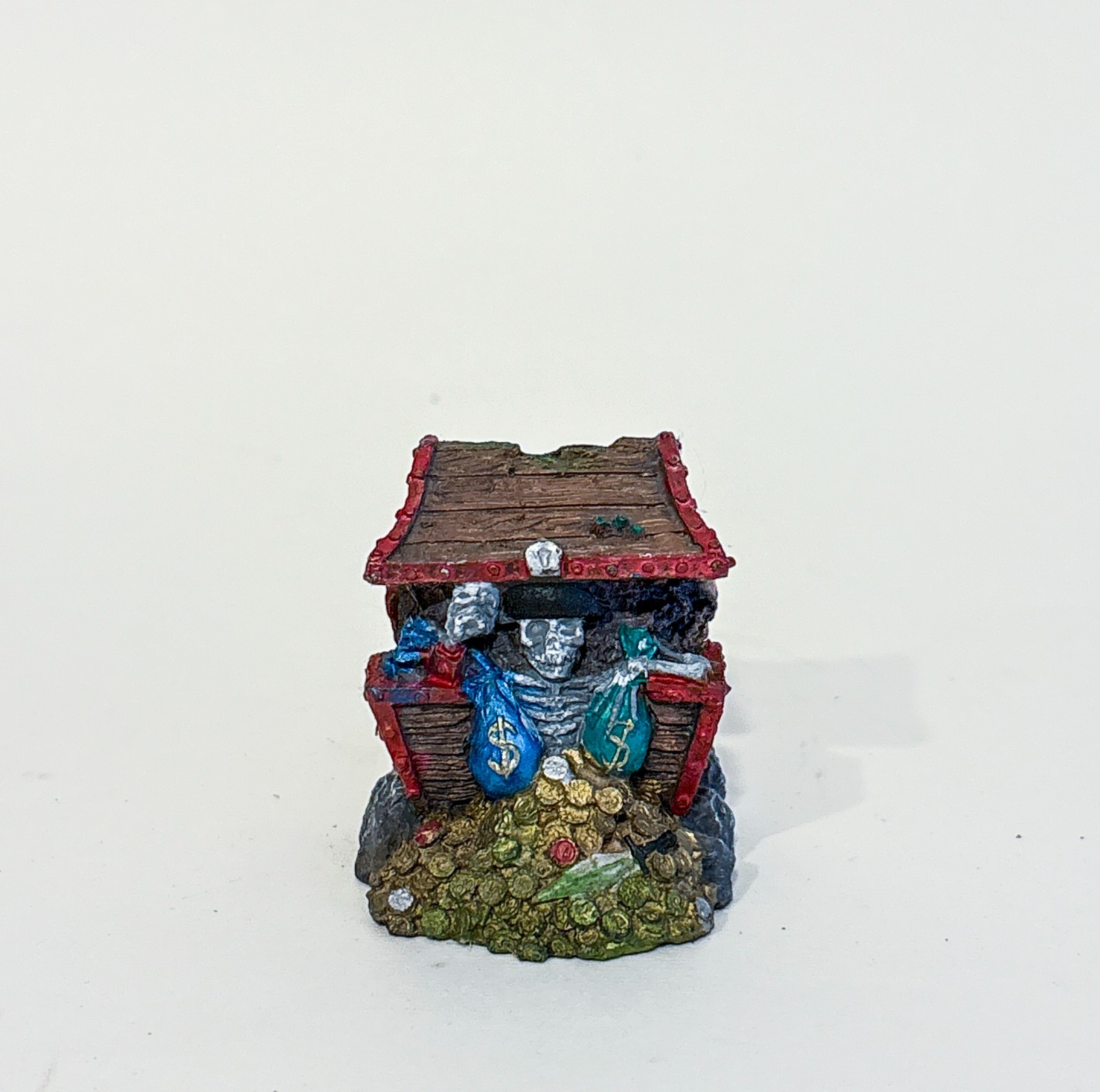 Air Action Sunken Treasure Chest Fish Tank Aquarium Decor Ornament