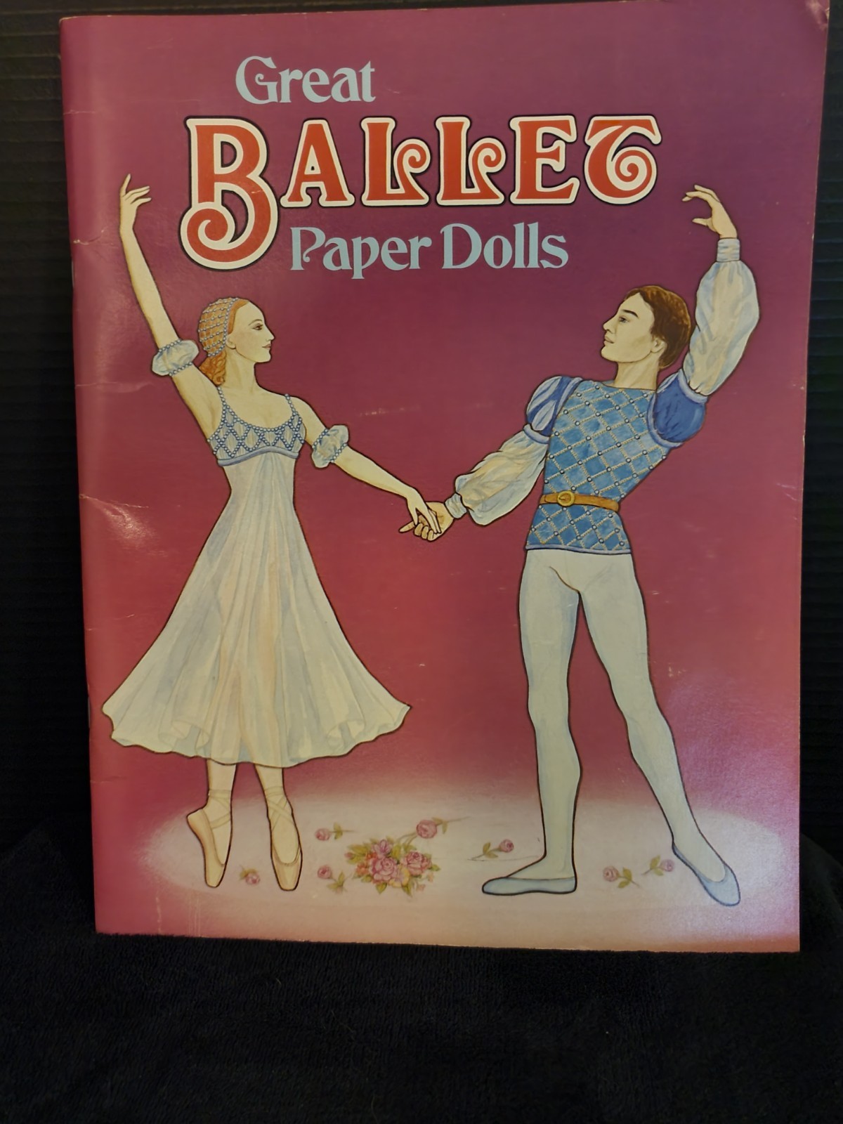 Troubador Press Ballet Paper Dolls Book Nancie Swanberg Color Yourself Uncut