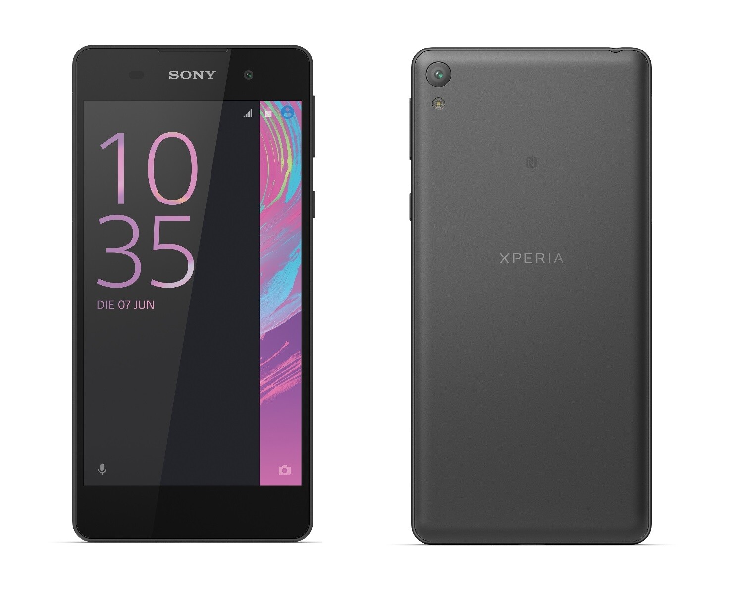 Sony Xperia E5 in Black Fake Dummy Cell Phone - Requirement, Decoration, Advertising, Pattern
