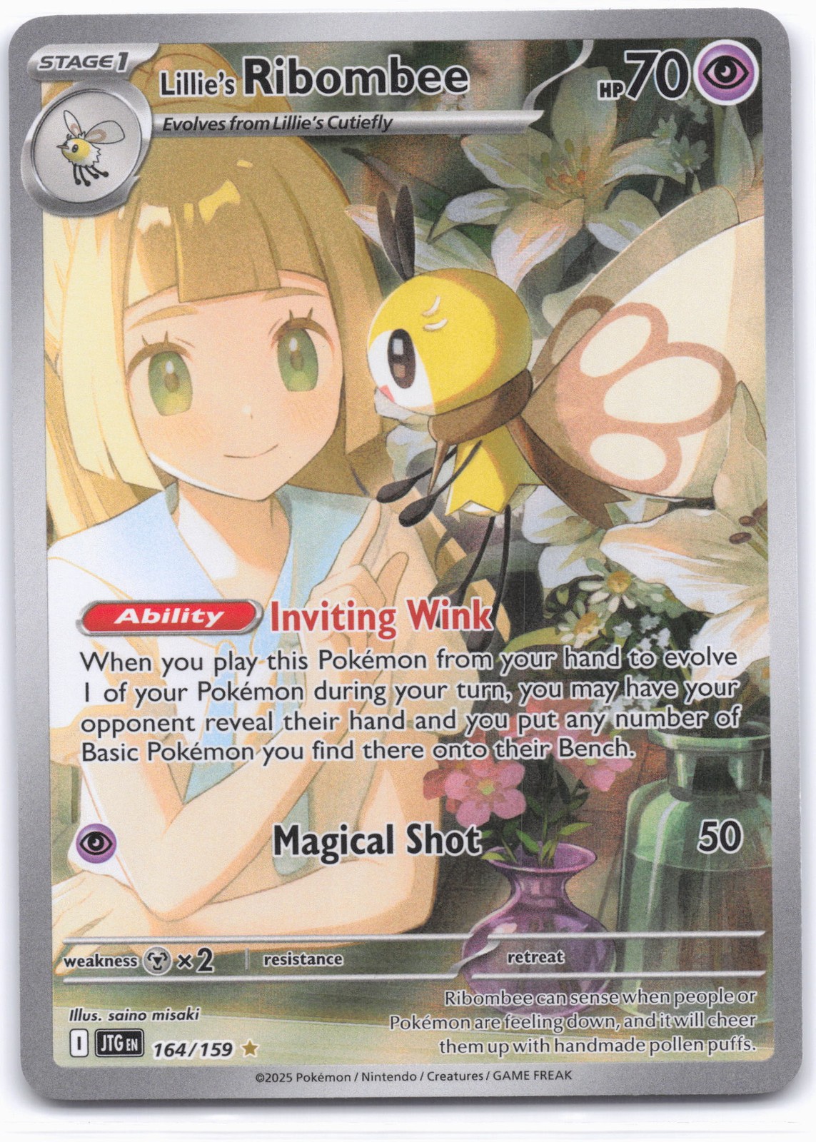 SV09: Journey Together #164/159 Lillie's Ribombee