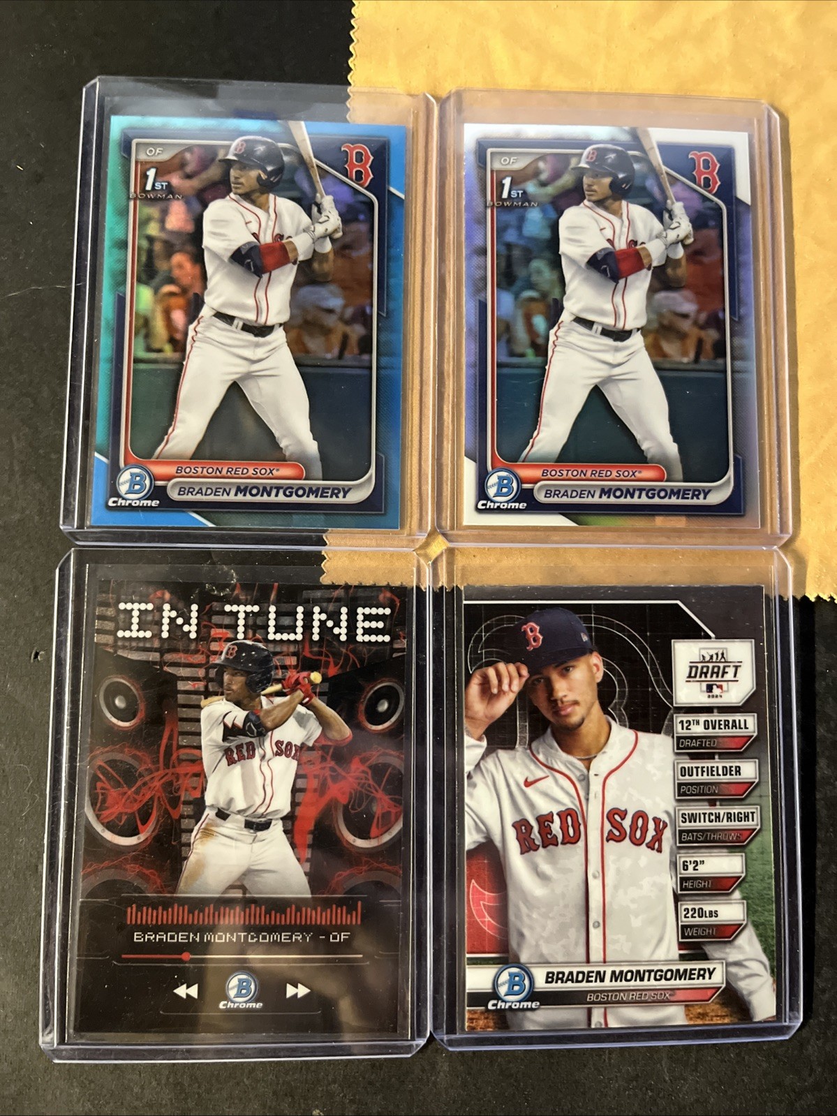 2024 Topps Braden Montgomery. Lot of 4.