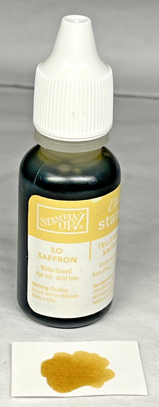 So Safron Stampin' Up! Ink Refill Reinker Classic .5fl oz bottle Yellow