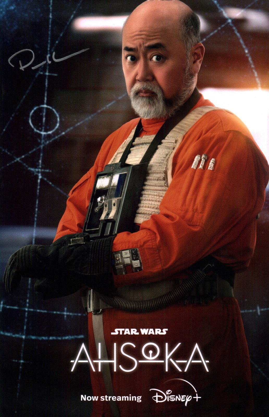 Paul Sun-Hyung Lee Star Wars 11x17 Photo Poster Signed JSA Certified Autograph