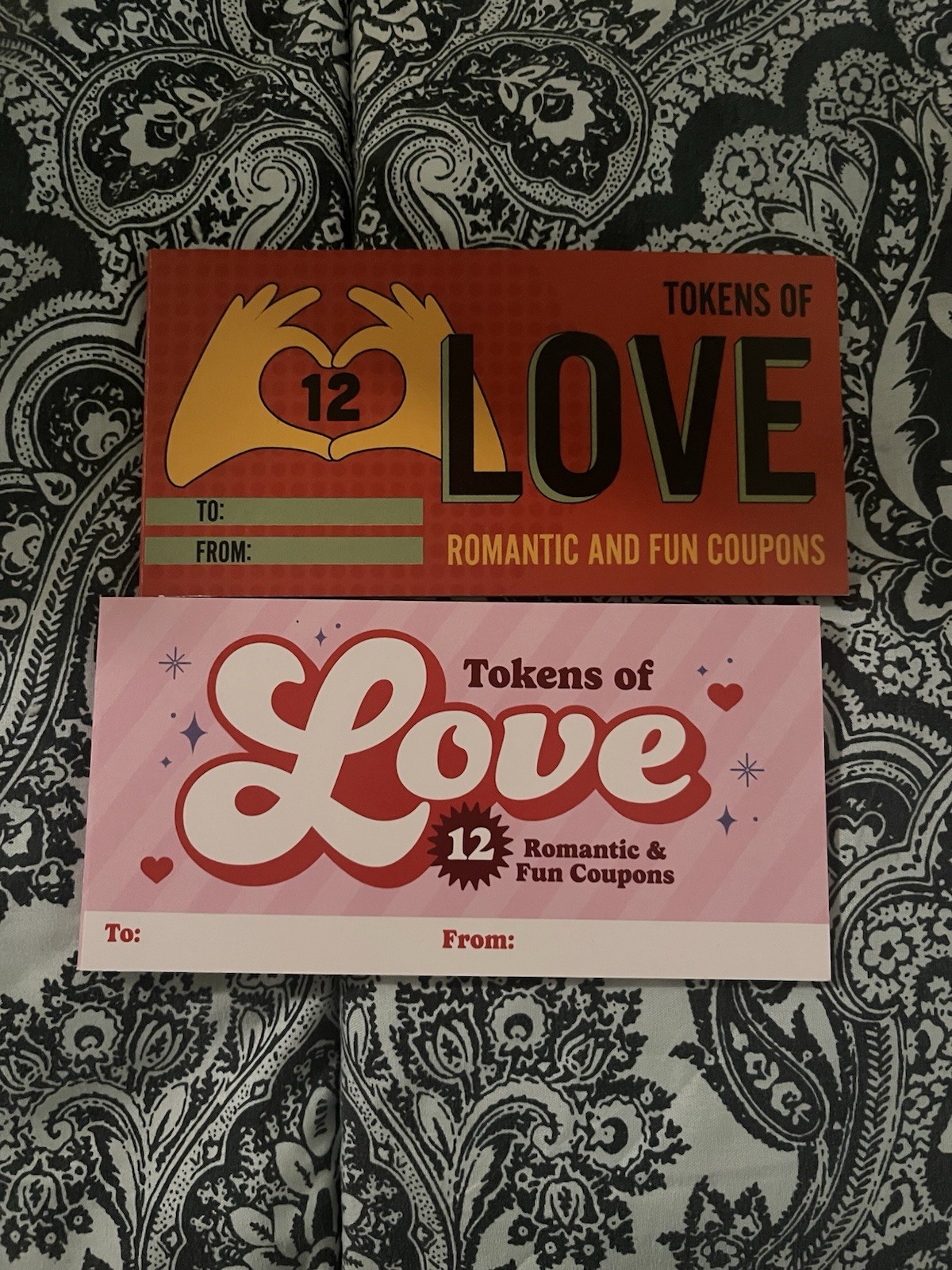 Couples Love Coupon Books