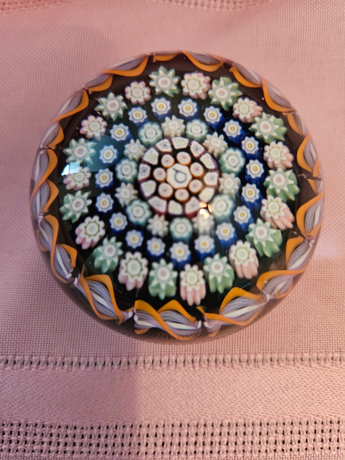 Small 2" Perthshire Paperweight - Purple