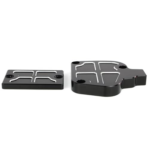 Brake & Throttle Reservoir Cover Set Fit for Banshee 350 YFZ350 1987-2006, 