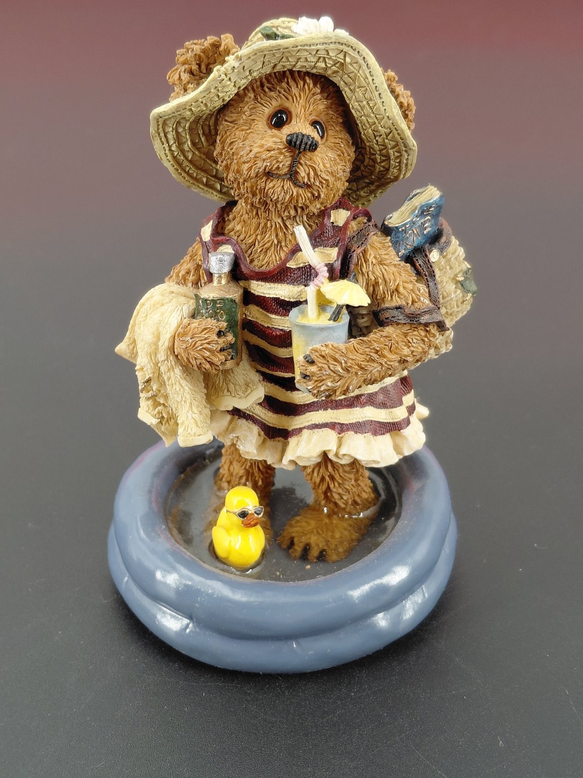 Boyds Bears & Friends Esther Hippydipper Bearstone Figurine Summer Olympics LE