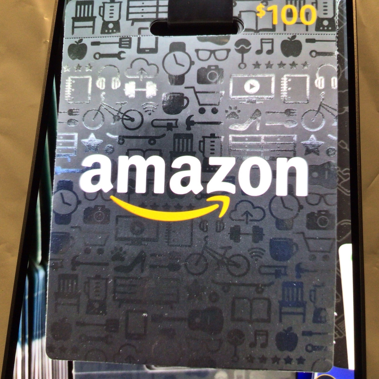 100 $ Amazon Gift Card, Brand New, Physical Card, No Email Delivery