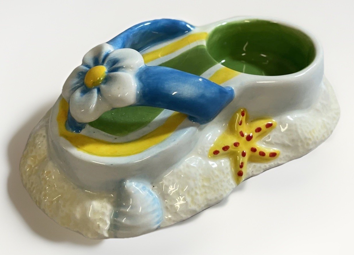 Yankee Candle Flip Flop Tea Light Holder Coastal Beachy Tropical