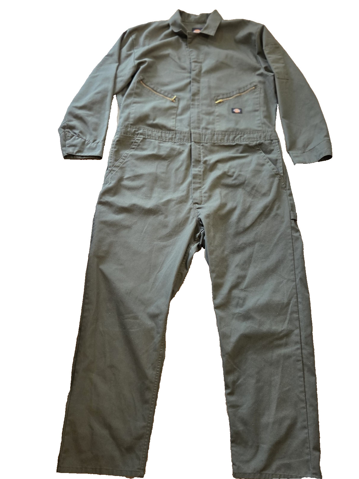Dickies 48799 Deluxe Men's Coveralls 2XL Regular Olive Green Long Sleeve...
