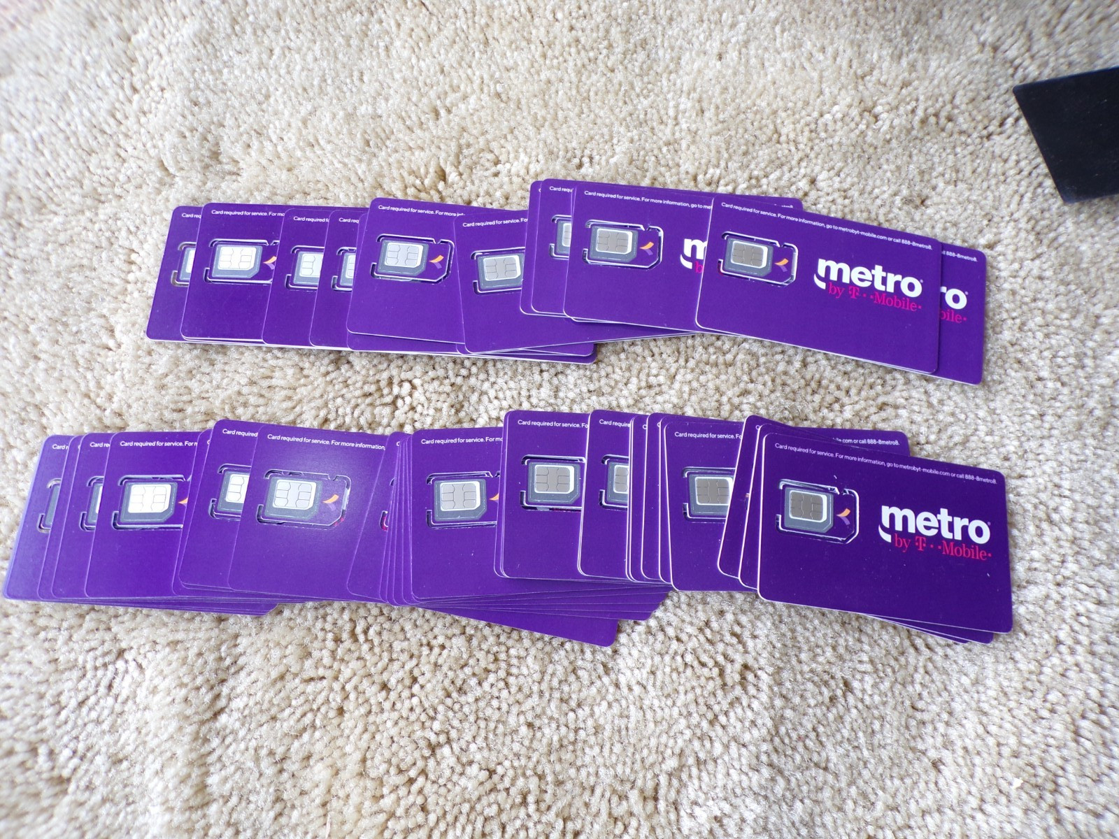 Box of 50 T-Mobile SIM Cards @h8