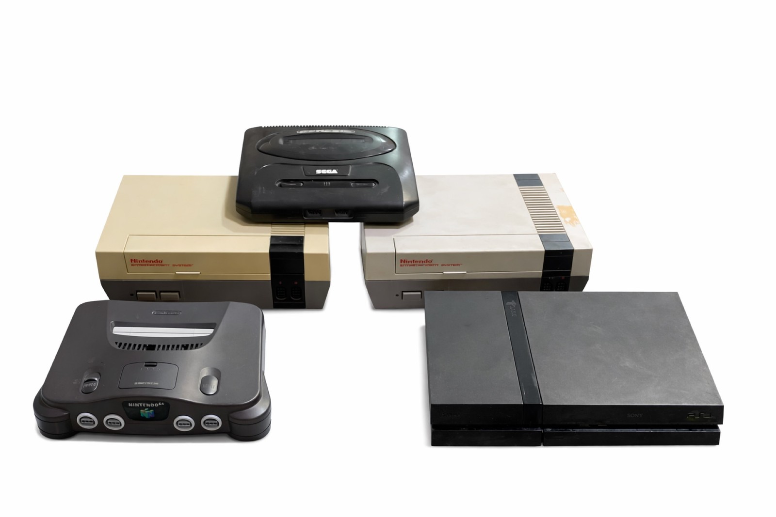 Nintendo NES N64 Sega Genesis PS4 Console Lot