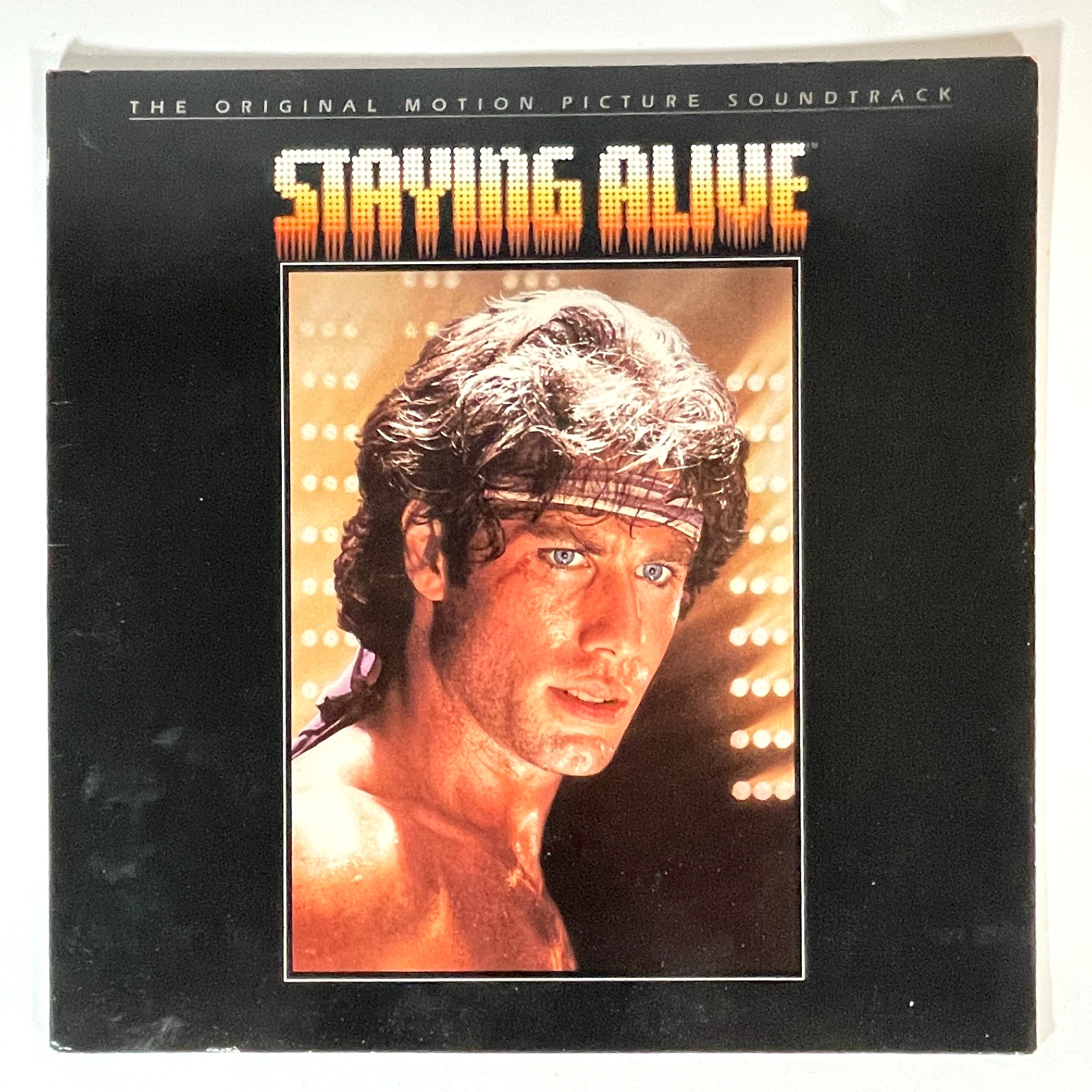Staying Alive Soundtrack Vinyl LP 1983 Bee Gees Frank Stallone VG+