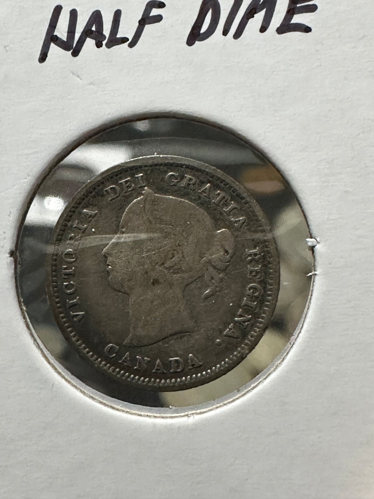 1884 Far 4 Canada 5 Cents VG-F