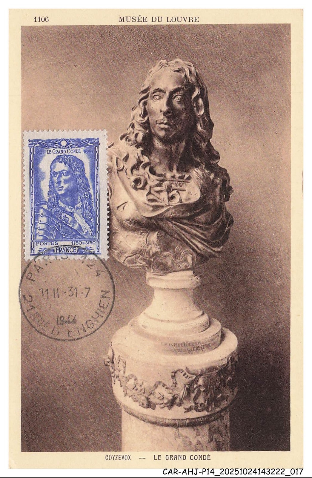 Car Ahjp14 0669 Carte Maximun - Coyzevoix - La Grand Condé - 1944