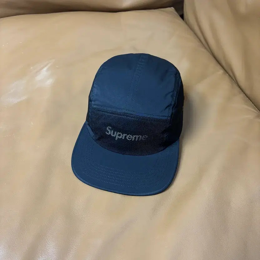 Supreme Camp Cap Box Logo Mesh Black Cap
