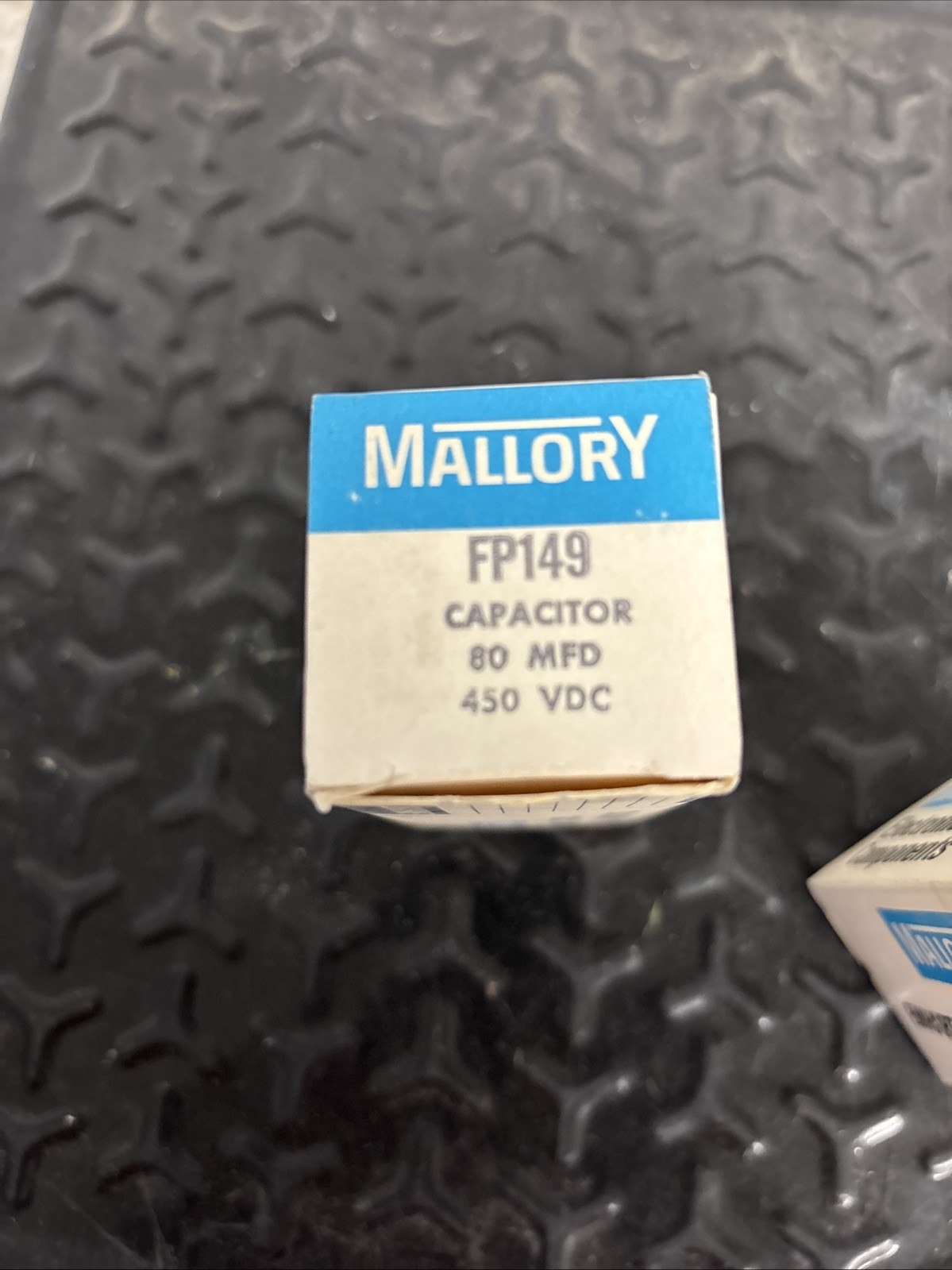 Mallory FP149 Capacitor 80MFD 450VDC