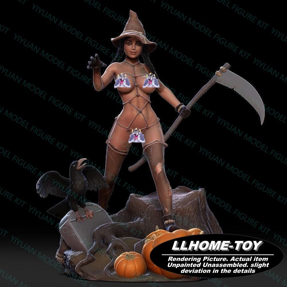 1/6 Scale Scarecrow Girl Resin 3d Print Model kit Unpainted statue Figure