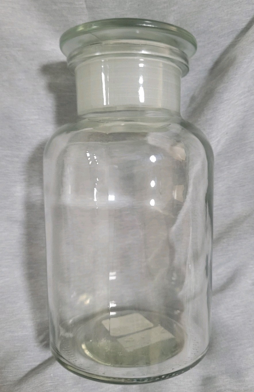 Rh Restoration Hardware Pharmacy Bottle Glass Apothecary Jar Large Clear