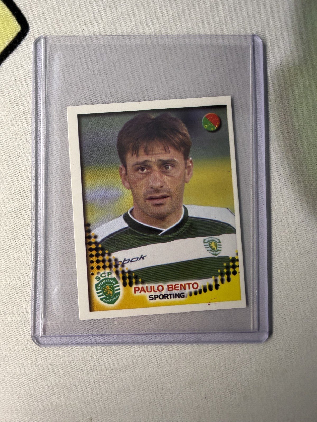 2002-03 Panini Futebol Soccer Paulo Bento Portugal Sticker 