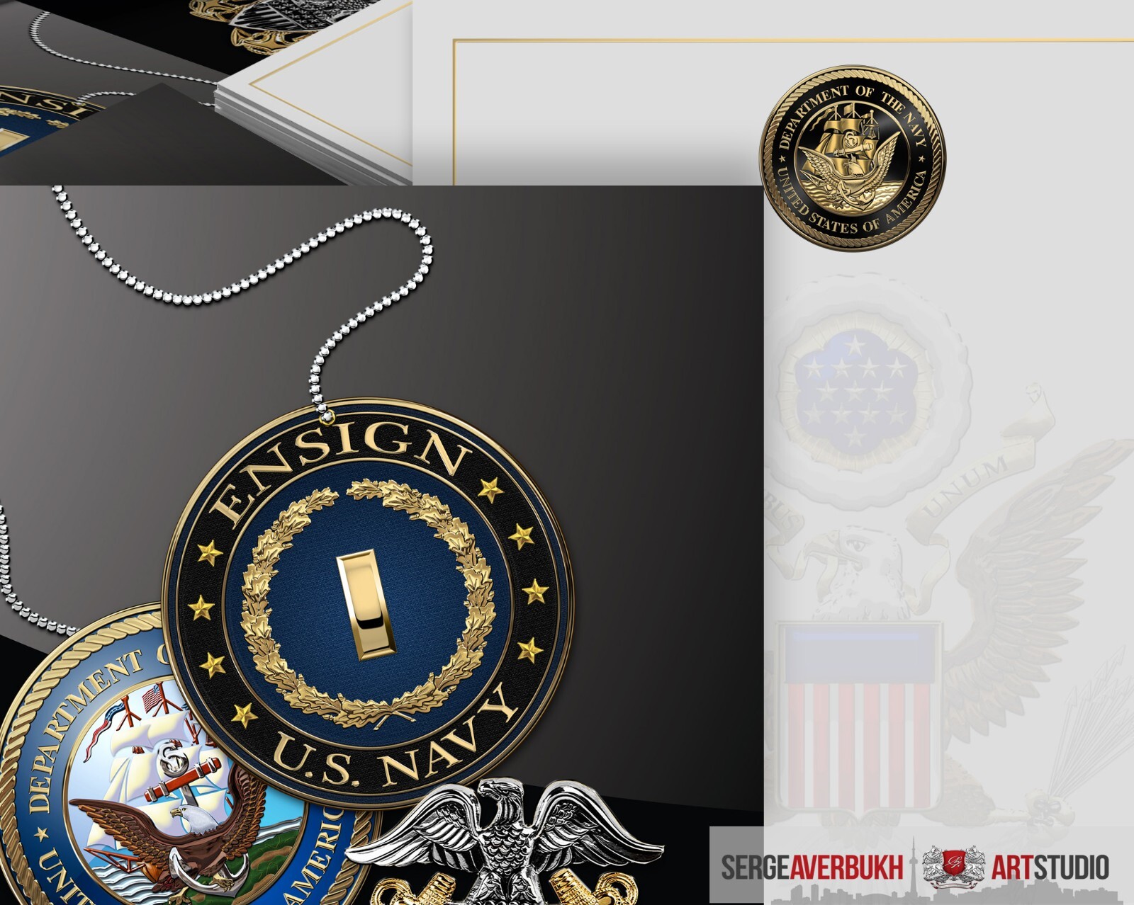 Customizable U.S. Navy Ensign Invitation Template DIGITAL DOWNLOAD