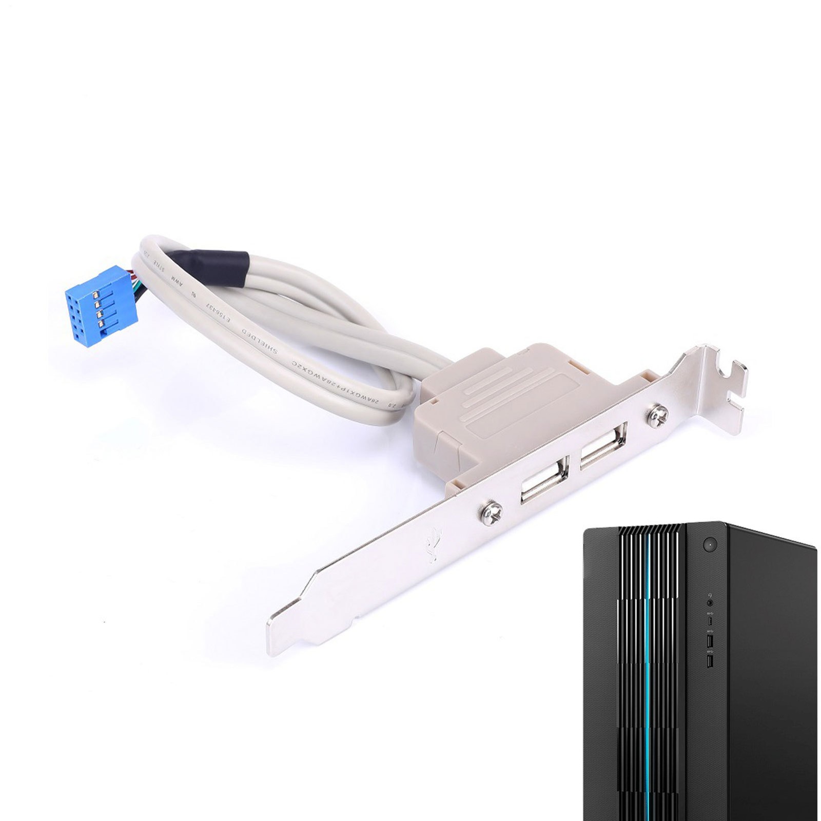 Motherboard Cable Connector Computer Expansion Cable 9pin easy to use