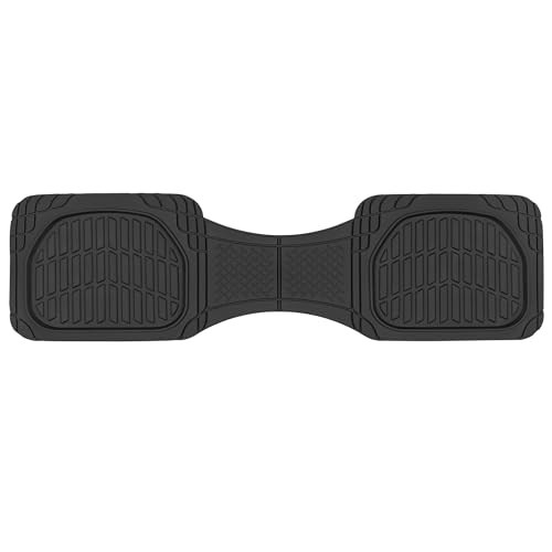  Premium FlexTough Deep Dish Rear Rubber Floor Mat Liners, Heavy 1 Piece Black