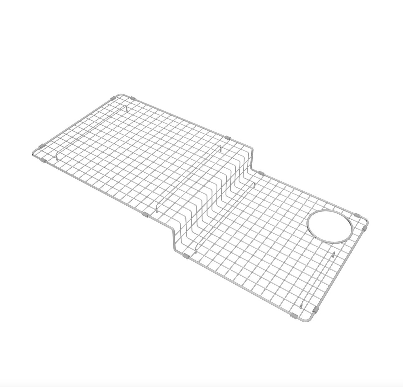 Rohl Culinaro WSGRUW3616SS 34-1/2" L x 14-1/4" W Stainless Steel Basin Rack